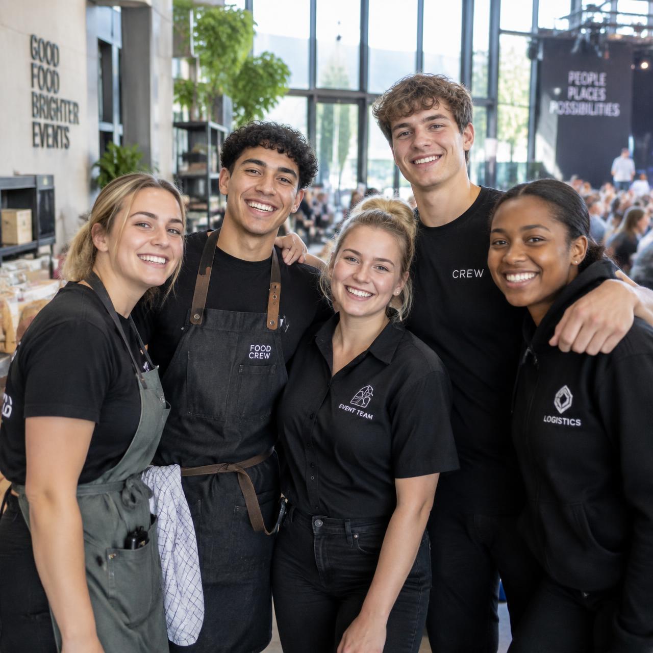 Freelance staffers van Staffyou in horeca, events en logistiek